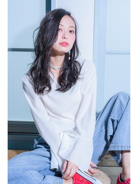 ミエル ヘア 新宿(miel hair) グレージュミルクティーカラーグラデーション