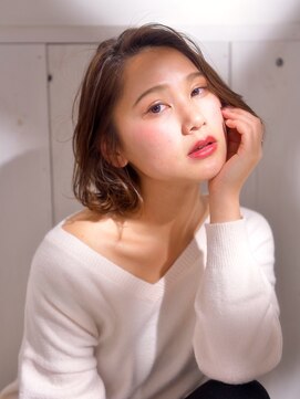 ネオリーブアオバ 高田馬場店(Neolive aoba) 【aoba/高田馬場】耳かけボブスタイル × 動きのあるボブ