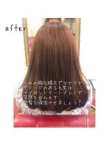 アトリエ ミム 二子玉川店(atelier mim) ハイライト×艶髪×セミディ♪縮毛矯正<二子玉川店>
