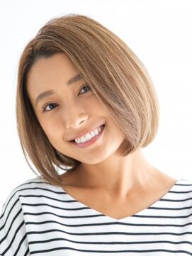 アース 三木店(HAIR & MAKE EARTH) 小顔ナチュラルボブ
