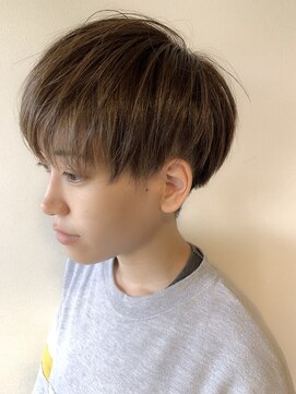 ボタニウム バイ アールサロン(BOTANIUM by RrSALON) 【BOTANIUM滝島】2ブロックベリーショート×シアーハイライト