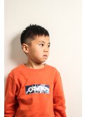 かき上げヘアショートレイアーくせ毛風パーマトランクスヘアa6