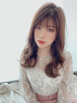 マーリャヘアー(mallia hair) レイヤーが入った軽めセミロングスタイル