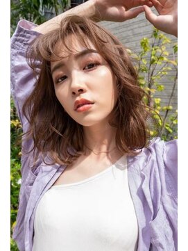 アンジェリカ 名古屋店(ANGELICA) ANGELICA シースルーバング モカレイヤー