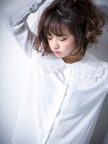 モッズヘア 上尾西口店(mod's hair)&nbsp;大人かわいいインナーカラー小顔ふわふわボブv上尾10代20代30代