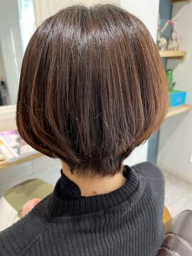 エイトタマプラ たまプラーザ店(EIGHT tamapla) 【EIGHTたまプラ】デザインカラー切りっぱなしボブ