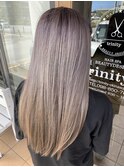 痛みが気になる方・髪質改善カラー・グレージュ【豊見城・糸満】
