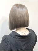 【Lilly渋谷】#グレージュ#前下がりボブ#ショートカット