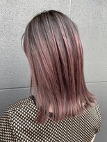 アース コアフュールボーテ 東松山店(EARTH coiffure beaute)&nbsp;デザインインナーブリーチハイライトバレイヤージュ