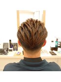 ★大人men'sショートオールバックスタイル★