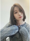 ■大人可愛いミディアムボブココアブラウンMSLASHたまプラ13-1★