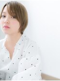 関内/髪質改善/うるツヤ金髪ボブ☆斜めバング×ウルフショートf