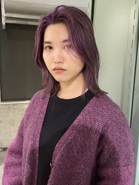 ロジ(loji) 色落ちが綺麗なラベンダーカラー