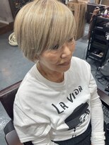 ハウル(Howl)&nbsp;#ハイトーン#ショート#40代#50代#ブロンド