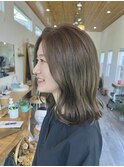 オリーブアッシュ～切りぱなしロブ