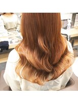 アース 錦糸町店(HAIR&MAKE EARTH) 圧倒的ツヤ×韓国風×オレンジカラー