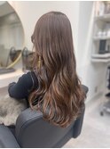 ベージュロング