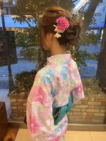 ファーレンピュアスウィート(fahren-pure-suite)&nbsp;浴衣のお着付けとカジュアルヘアーセット