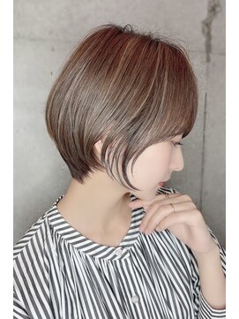 クーエフー(coo et fuu) 10代20代30代40代50代 前髪 ひし形ショートボブ 藤沢