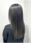 《Anli KANAKO》インナー 黒×シルバー 艶髪