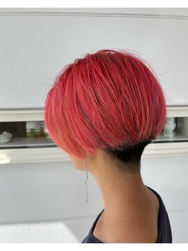 ヘアメイク サッカ 新栄店(Hair make sacca) ダブルカラー×レッド