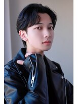 ソイクフ 四条大宮店(SOY-KUFU)&nbsp;アッシュブラックマッシュパーマウルフカルマパーマ