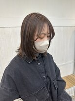 ベンジー 蔵前ii店(benji)&nbsp;ナチュラル外ハネボブ/顔周りレイヤー/韓国風レイヤー/蔵前