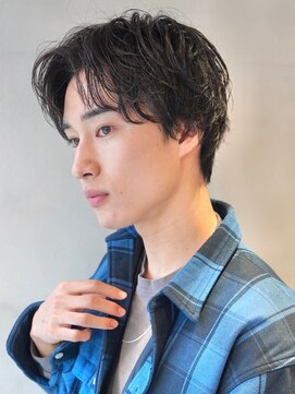 ニコ トウキョウ 渋谷(nico TOKYO) メンズセンターパート/ニュアンスパーマ