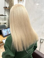 ロア 福岡天神本店(LORE)&nbsp;ダブルカラーベージュカラーケアブリーチカラーハイトーンカラー