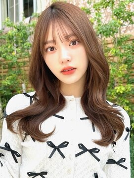ミラリー トウキョウ(Mirareee Tokyo) 20代30代40代◎前髪パーマグレーベージュレイヤーロング黒髪