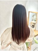 思わず振り返る艶髪☆髪質改善も叶う酸性ストレート