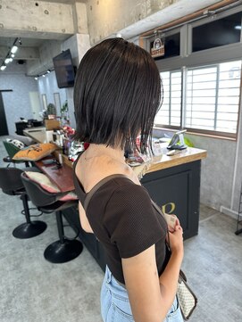 シールドヘアー 沖縄 新都心(C'LD Hair) 外はねボブ/ぷつっとボブ/切りっぱなしボブ/ぱつっとボブ