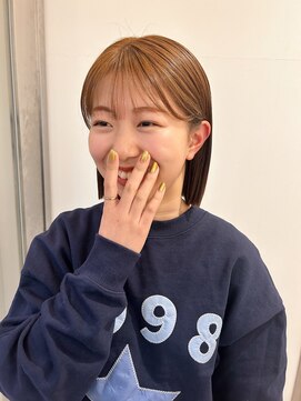 ガーランド (Garland) 切りっぱなしボブ/顔周りレイヤー/前髪/原宿神宮前