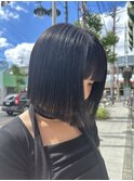 〈秋、冬にもオススメ!〉パツッとボブ!