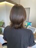 【カットなし】質感再整トステアカラー＋高質感トリートメント