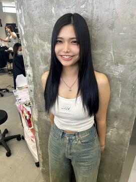 キング 枚方店(K!ng) 縮毛矯正髪質改善ハイライトレイヤーカット枚方美容室エクステ