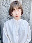 ミルクブラウン/ダークパープル/ナチュラルショート/夏/上尾