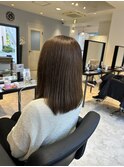 20代30代40代髪質改善肩ラインミルクティベージュ透明感