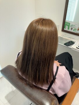 ヘアーデザイン シーベル(HAIR DESIGN SEA BELLE) 1ブリーチ グレージュ! instagram:@0730_ysnr.t