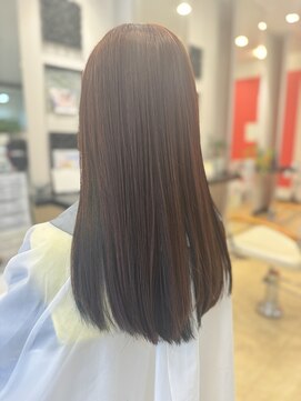 ヘアーエボリューション 【インナーカラー】エドルカラー+インナーカラー+カット髪質改善