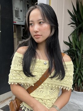 イル(iru) フェイスフレーミング ロングレイヤー