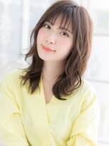 モッズヘア 上尾西口店(mod's hair)&nbsp;アッシュブラウンくせ毛風ミディアムレイヤーh4上尾20代30代40代