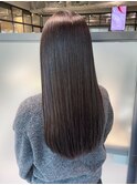 ロング韓国ヘアおくれ毛美髪顔周りレイヤー_ba545242