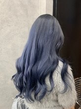 ヘアーテラスエム 奈良店(hair terrace M) 【ブルー】【インナーカラー】【ブラック】