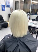 くびれヘア/アプリコットオレンジ/夏のヘアアレンジ/渋谷