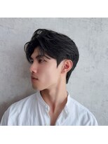 エイル 北堀江(Eir)&nbsp;カルマパーマ  ダウンパーマ  毛流れ　センターパート