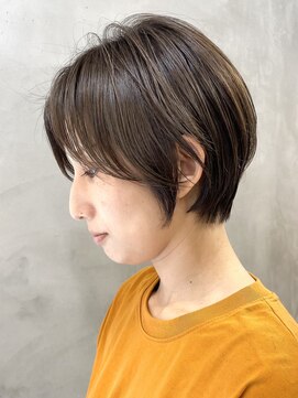 エリマバイフィフス 調布(elima by fifth) ショートボブレイヤーミディアム切りっぱなしボブレイヤー調布