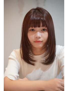 ロープ 自由が丘(lowp) 20代30代40代ミディアムレイヤースタイル