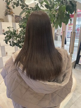 ロングヘアx縮毛矯正