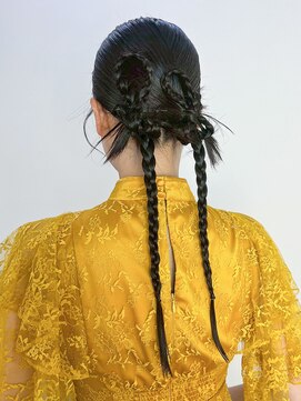 アイティーバイアルバム 松戸店(IT by ALBUM) 着物ヘア大人ガーリー韓国ヘアおくれ毛ロング_ba567222